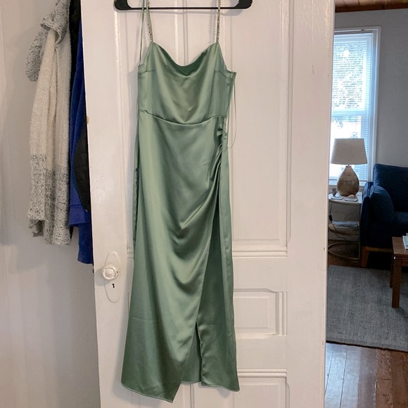 ZARA dress green size M - Picture 1 of 6